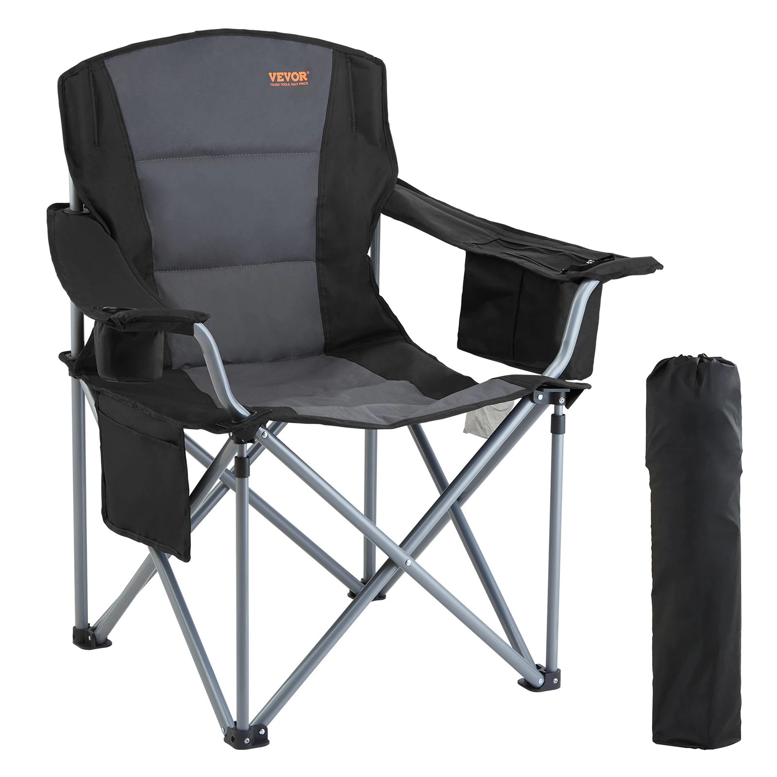 SucceBuy Sedia da campeggio esterna 350 libbre Sedia pieghevole ultraleggera ad alto carico Portatile Spiaggia Escursionismo Picnic Sedile da viaggio Strumento da pesca