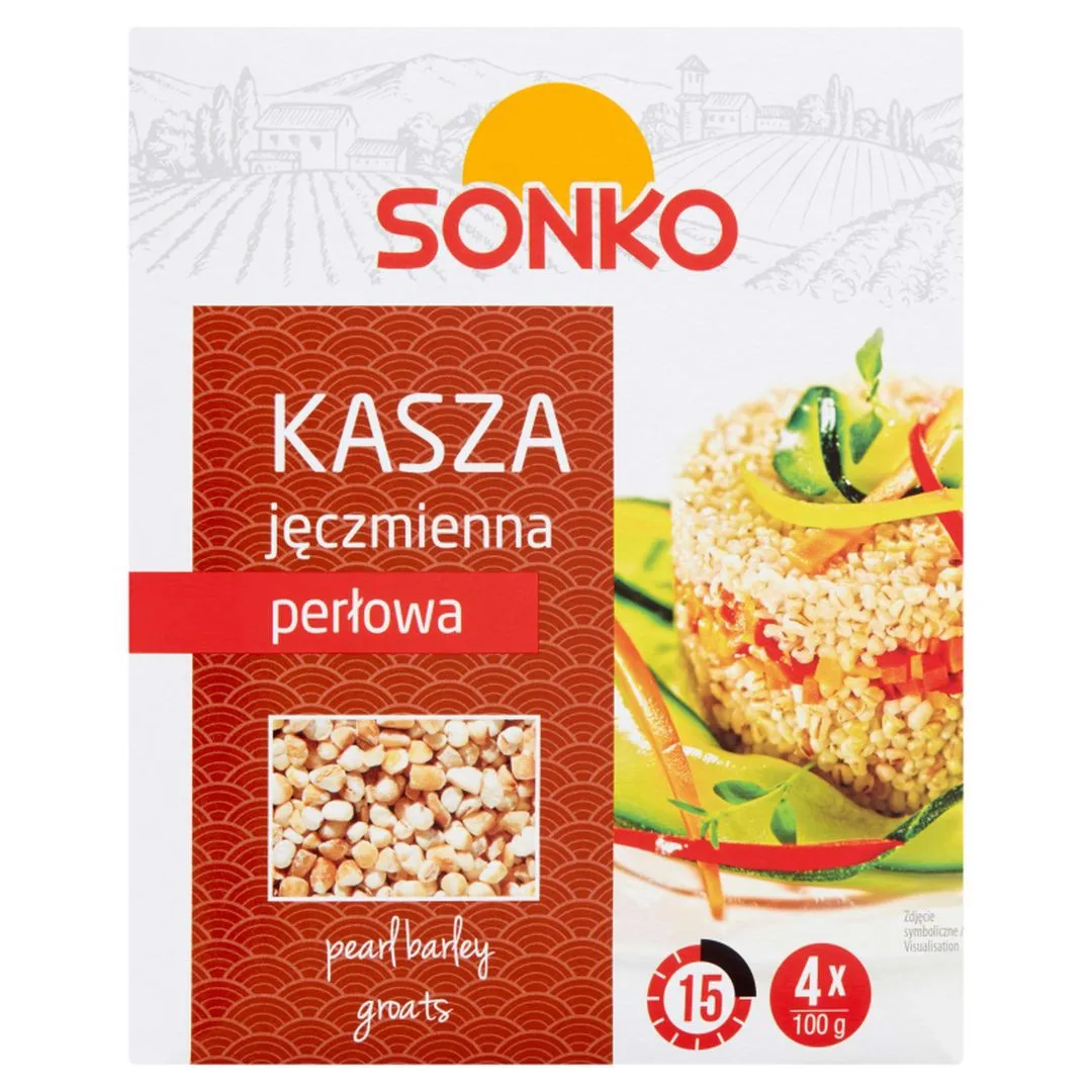 Sonko Kasza jęczmienna perłowa 400 g (4 x 100 g)