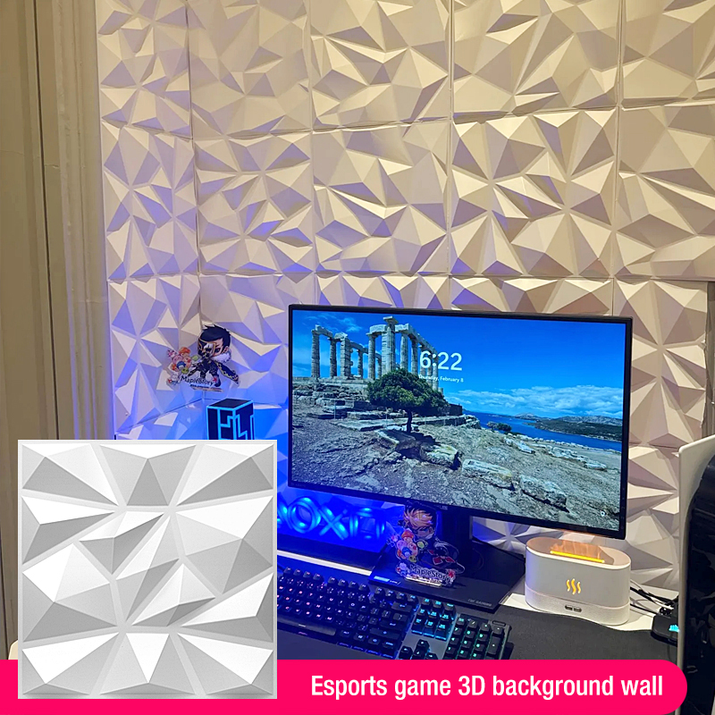 30x30cm decoración de renovación de casa Panel de pared 3D pegatina de pared 3d no autoadhesiva azulejo de ladrillo de piedra papel tapiz impermeable para sala de estar