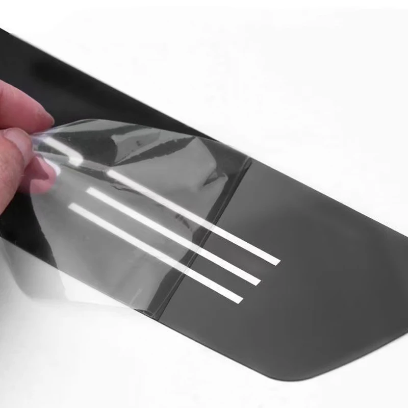 1 Uds. Logotipo de PVC para coche, tablero de proyección de luz de freno, pegatina, emblema, accesorios para Audi Quattro RS s-line A3 A5 A4L A6L