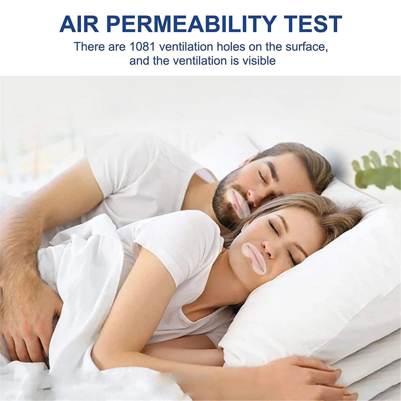 Sleep Strips Anti Snoring Patch ปิดปากหายใจ Patch เหมาะสําหรับผู้ชายและผู้หญิง 90 ชิ้น Sleep Patch