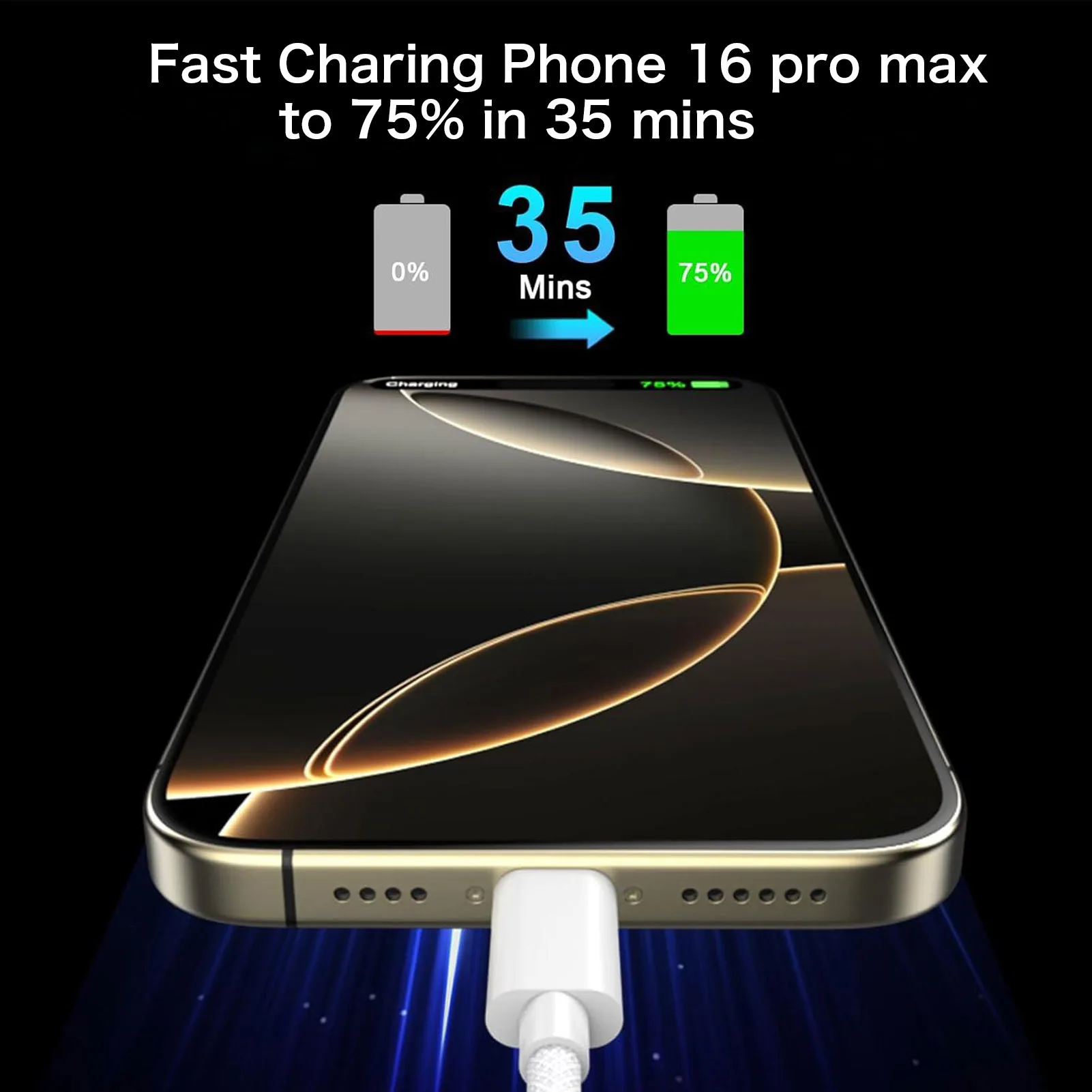 아이폰 16 15 Pro Max 아이패드용 정품 PD60W USB-C to USB C 고속 충전 케이블 (샤오미, 삼성, 구글, 아너 호환) C타입 케이블 1~2m