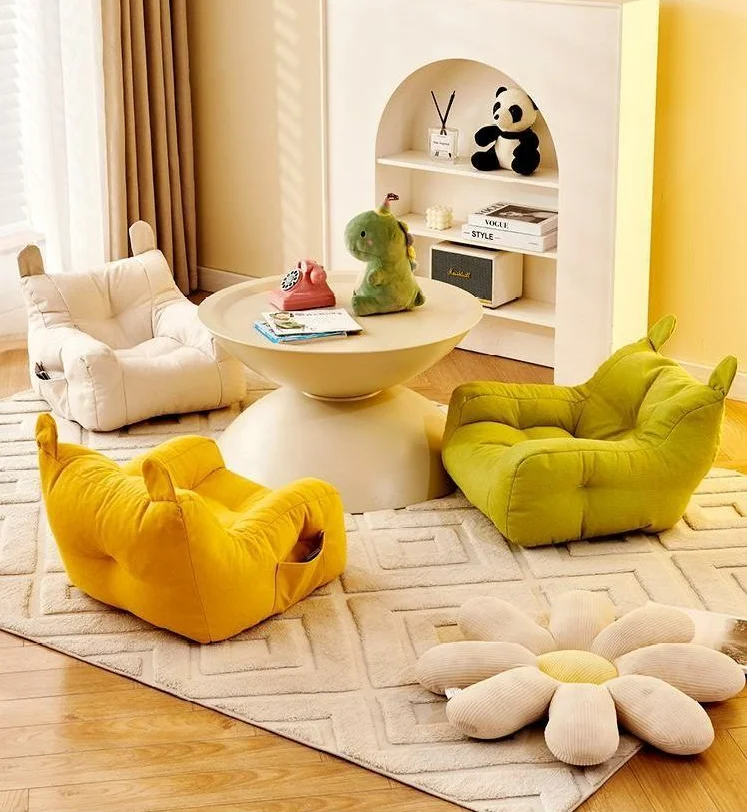 Sofa dziecięca z misiem - urocza sofa dla dzieci - sofa do salonu do użytku domowego