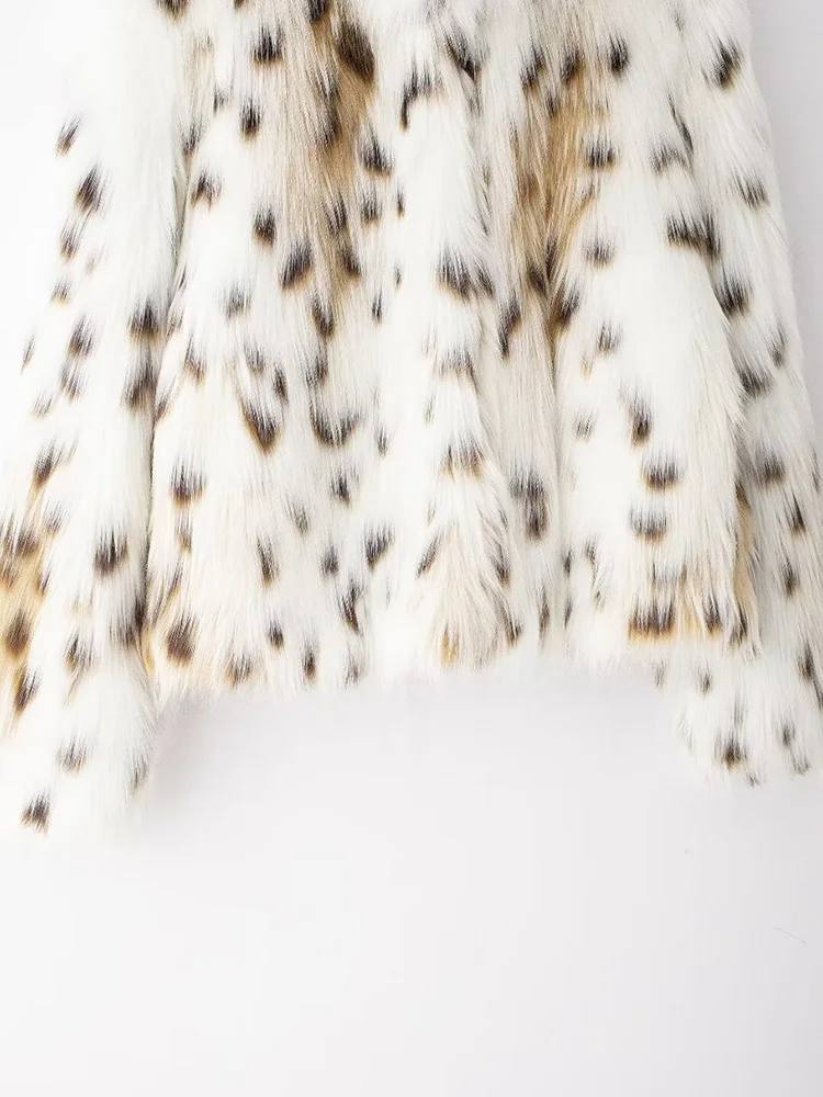 Willshela-女性用のフェイクファーコート,隠しボタン付きコート,ヴィンテージ,ハイカラー,長袖,女性用のシックな衣装,ファッショナブル