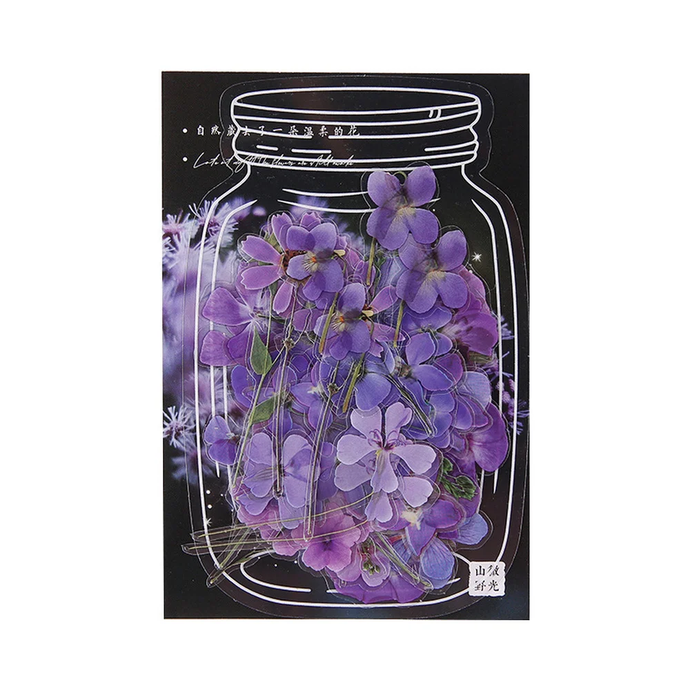 Mr.paper 2 Styles 40 pièces/sac autocollants de fleurs fraîches Ins Style mignon compte à main matériel autocollants autocollants de papeterie décoratifs
