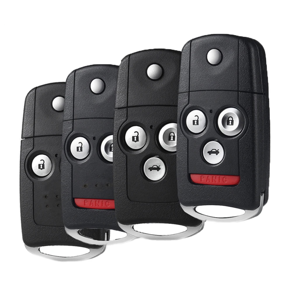 YIQIXIN ホンダアキュラシビックアコードジャズ CRV HRV 2009 2010 2011 2012 2013 2014 修正されたフリップ車のキーシェルケース 2/3/4 ボタン