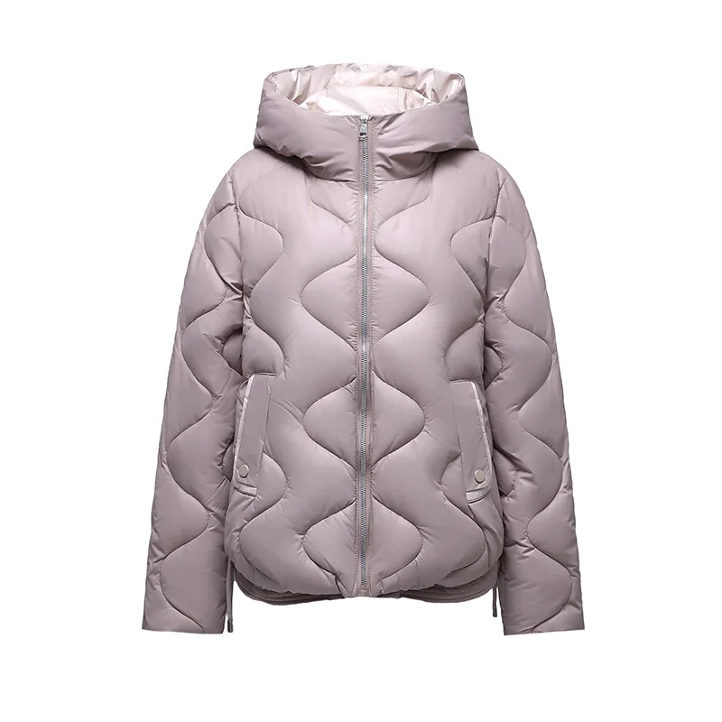 Manteau court rembourré en coton pour femme, version coréenne, ample, explosif, hiver, nouveau, 2025