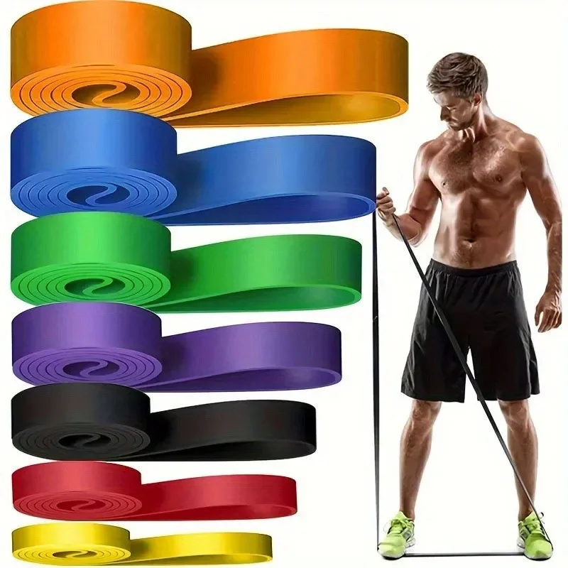 Fascia di resistenza resistente Cintura elastica in lattice Pull Up Assist per allenamento Pilates Fitness Esercizio per il corpo a forma di palestra a casa
