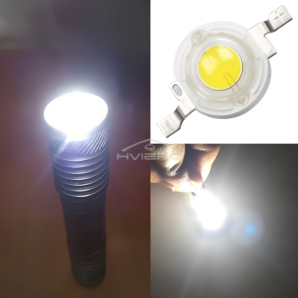 10 Uds DC 3V 3W diodo emisor de luz de alta potencia LED Chip SMD luces emisor de cuentas blanco rojo verde azul amarillo bombilla diodos lámpara