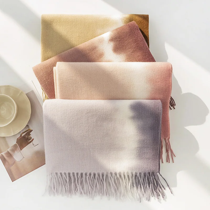 Scarf for Girls, Autumn and Winter Shawl, Imitation Cashmere, Warm and Elongated Scarf, Scarf Shawl