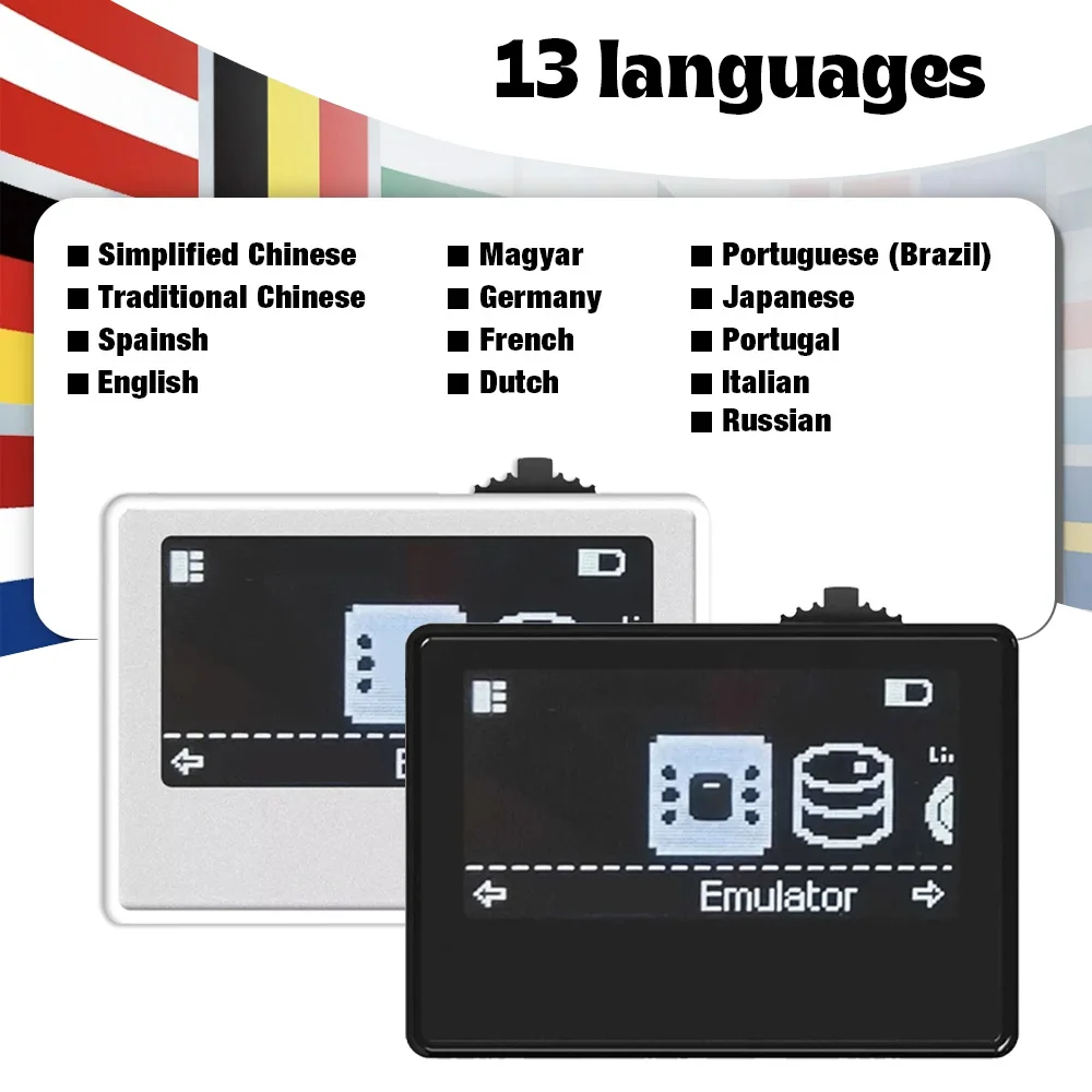 Inteligentny emulator NFC dla AMB iNFC OLED HD Akcesorium do inteligentnego emulatora dla Switch/Switch2 System Simple Pixel Style IC/NTAG