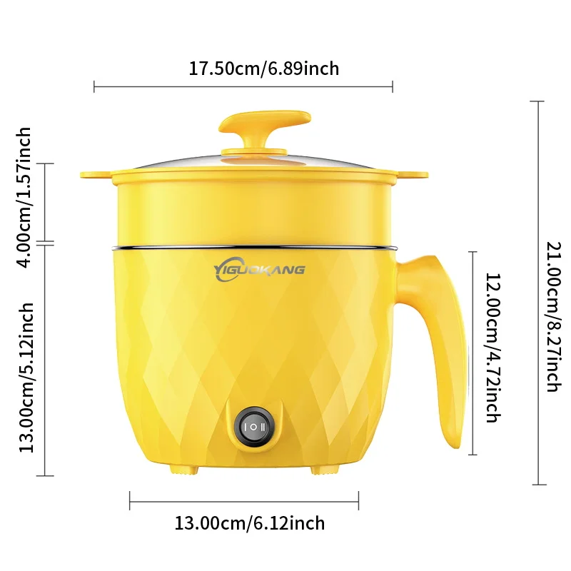1.8L 다기능 전기 밥솥 가정 및 주방 가전 제품을위한 미니 붙지 않는 조리기구 Multicooker Pan Pots 제공
