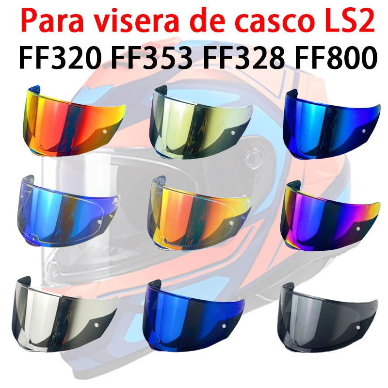 Visera para LS2 FF320 FF353 FF328 FF800 мотоциклетный шлем козырек УФ-защита анфас шлем аксессуары для мотоциклов щит Len