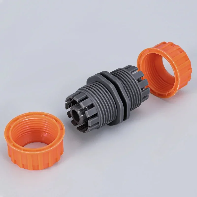 Garden Watering Hose Plastic Quick Connector 1/2" 3/4'' 1 Double Male  Coupling Joint Adapter Extender Set for  Pipe