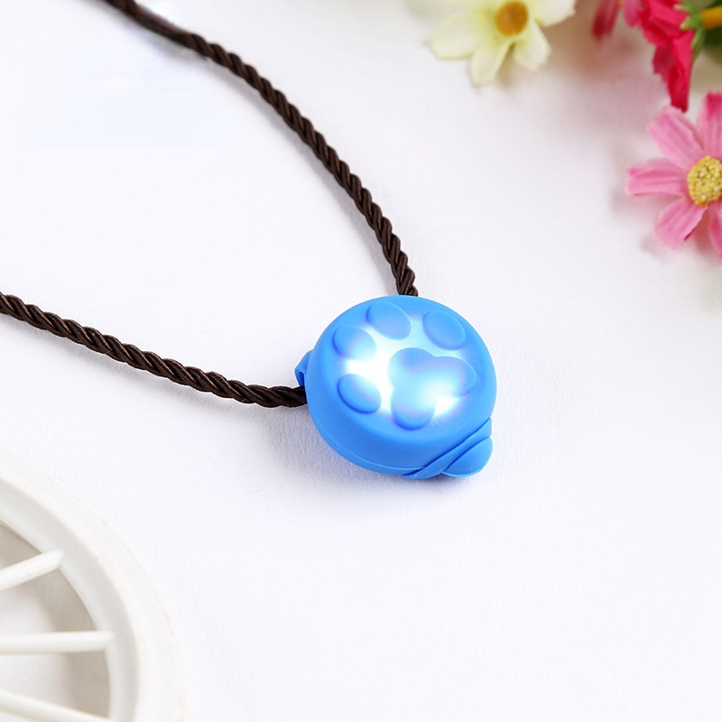 Đèn LED Nhiều Màu Sắc Đèn Pin Chó Mèo Cổ Phát Sáng Mặt Dây Chuyền Cho Thú Cưng Chó Đêm An Toàn Cho Thú Cưng Lãnh Đạo Vòng Cổ Phát Sáng Sáng Trang Trí Cổ Áo