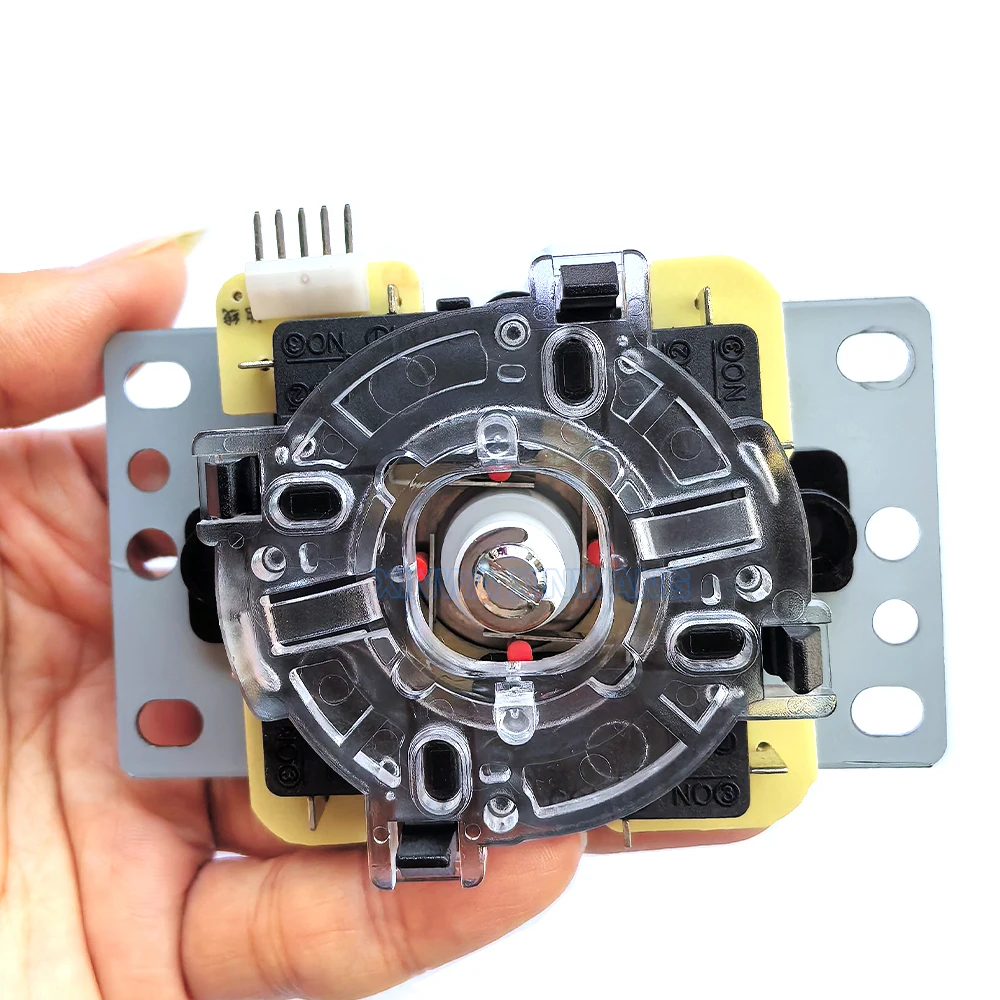 Joystick SANWA 5-pinowy i ogranicznik 4-8 kierunkowy kwadratowy do samodzielnego montażu płyty USB, części zamienne do automatów arcade.