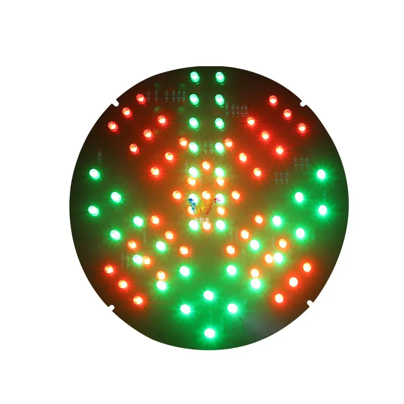 Customized DC12V Round Design PCB Board for High Brightness 200mm LED Traffic Light Replacement