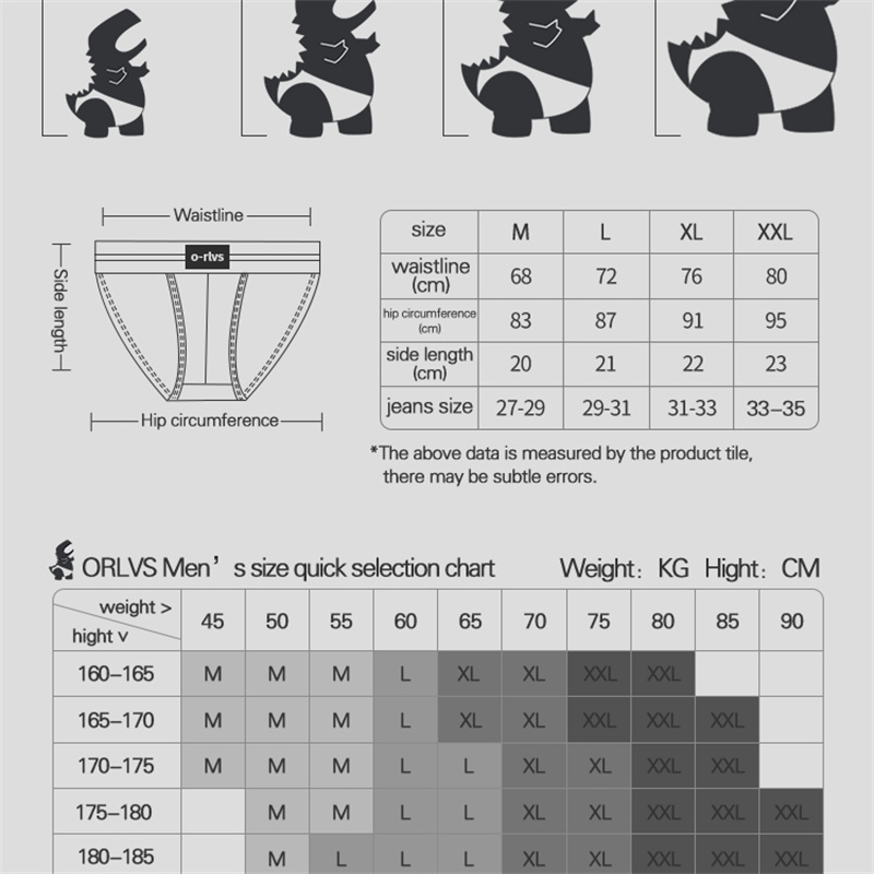 ORLVS slips homme sans couture conception de hanche hommes sous-vêtements Super grand large 5 cm bande élastique indépendant Codpiece garçon pantalons courts