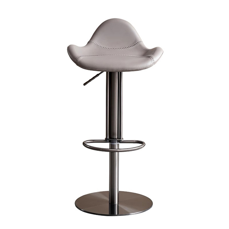 Weiße hohe moderne Barhocker aus Metall, luxuriöse Qualität, Bistro-Salon-Barhocker, nordische drehbare, bequeme Taburete Cocina-Möbel