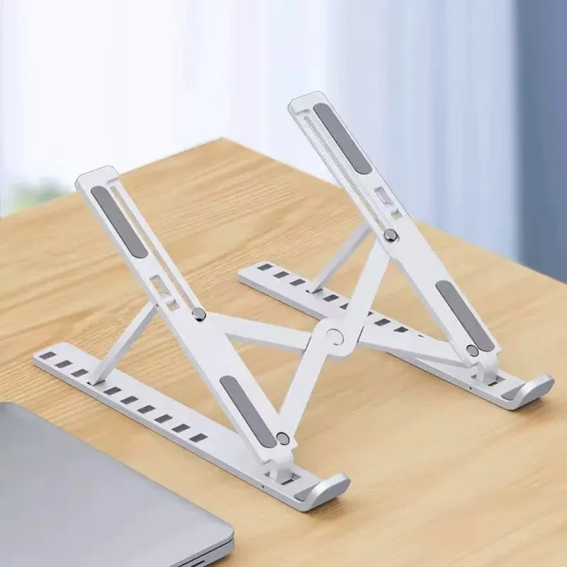 Soporte plegable para ordenador portátil, soporte de refrigeración para portátil, soporte ergonómico ajustable para Base, accesorios para tableta y portátil