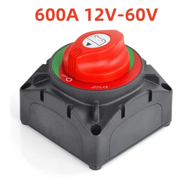 300A 600A Heavy Dudy Автоматический отключатель аккумулятора 12 В 24 В 48 В Массовый переключатель морской аккумуляторной батареи Выключатель включения и выключения для автомобиля Лодка