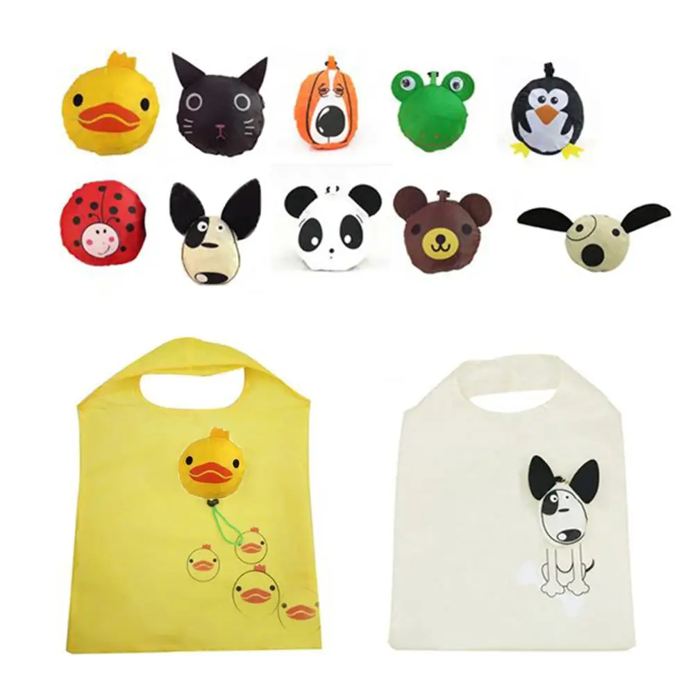 Bolsas de compras plegables para comestibles, reutilizables, ecológicas, tamaño pequeño, con asa, 1 ud.