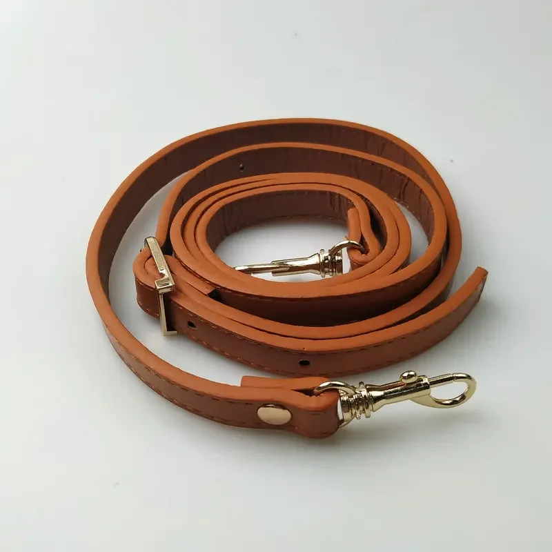 Borse a tracolla in pelle da 120 cm Accessori per tracolla Borsa a tracolla regolabile in PU fai-da-te Cintura per borsa nera Fibbia in oro con nastro