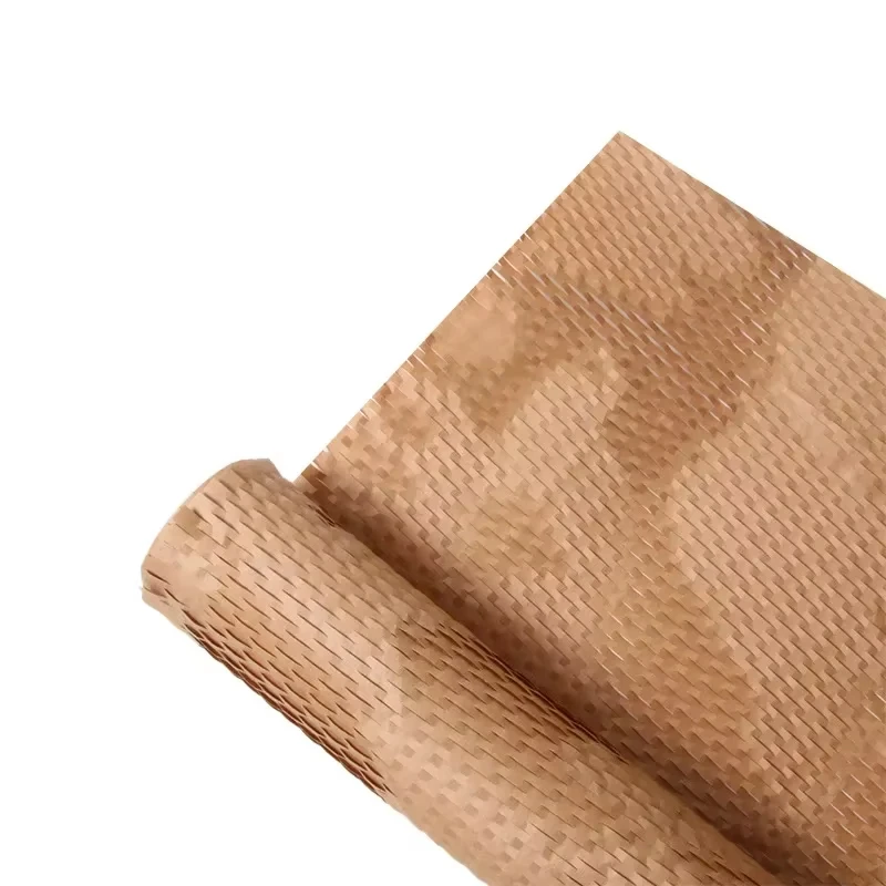 Hot Sellers 10m Honeycomb Cushioning Packing Paper Biodegradable Kraft Paper Business Wrapping Material