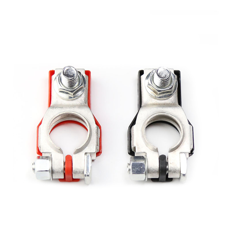 2pc 自動車バッテリー端子ワイヤーケーブルクランプクイックリリースコネクタ車キャラバンボートアクセサリー 12V 24V 正 + 負