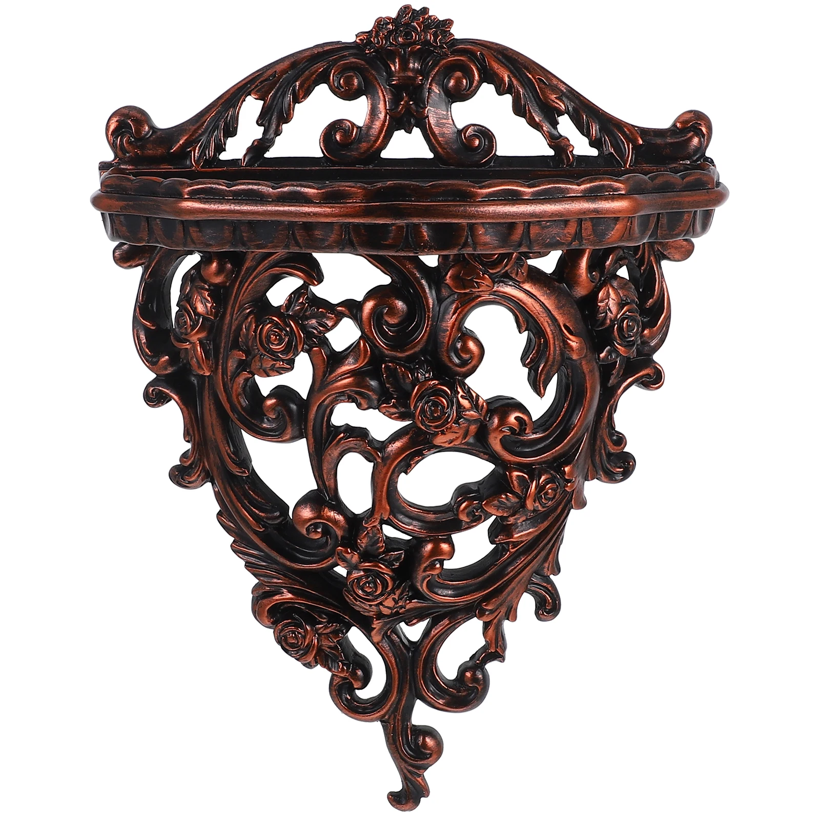 Placa de suspensão de parede de cor de metal prateleira decorativa estilo europeu rack de armazenamento recipiente de artigos diversos para casa móveis para crianças