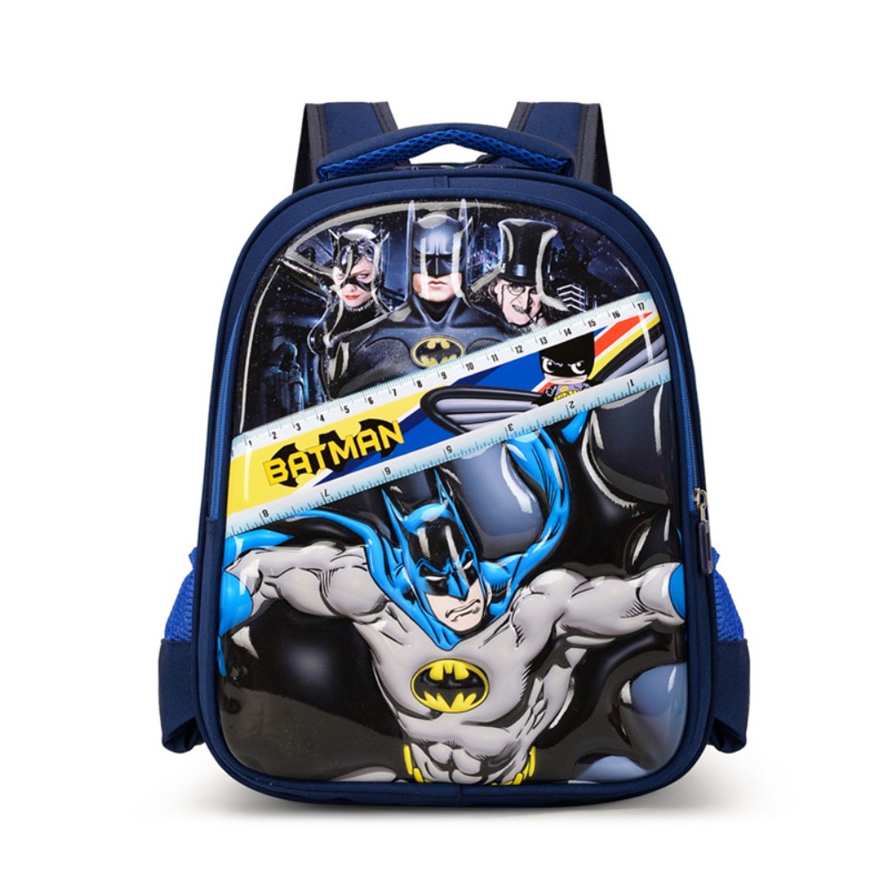 Marvel-Schülerrucksäcke für Kinder im Alter von 4–10 Jahren, Batman Spider-Man, cooler modischer Cartoon-Rucksack mit großer Kapazität, Geschenke