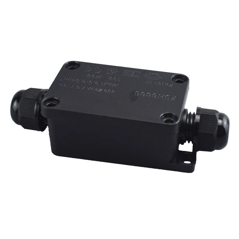กล่องต่อสายไฟกันน้ำ IP66 แบบ 2 ทาง 3 ทาง สำหรับสายเคเบิลขนาด 3 มม.-6.5 มม. พร้อมซีลป้องกันไฟฟ้ารั่ว สำหรับใช้งานภายนอกอาคาร