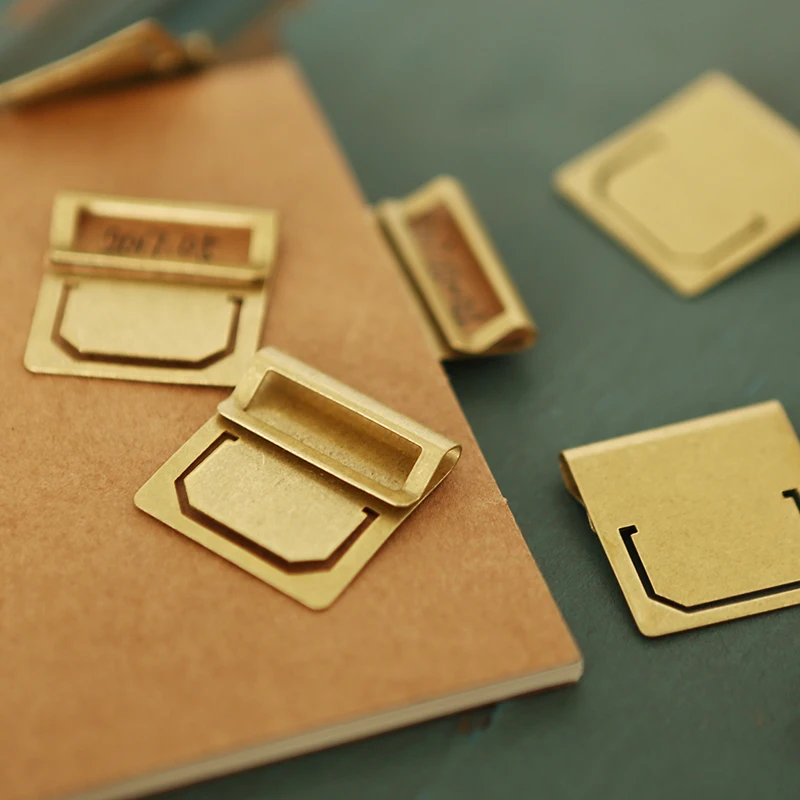 6 шт./набор, латунные закладки для книг