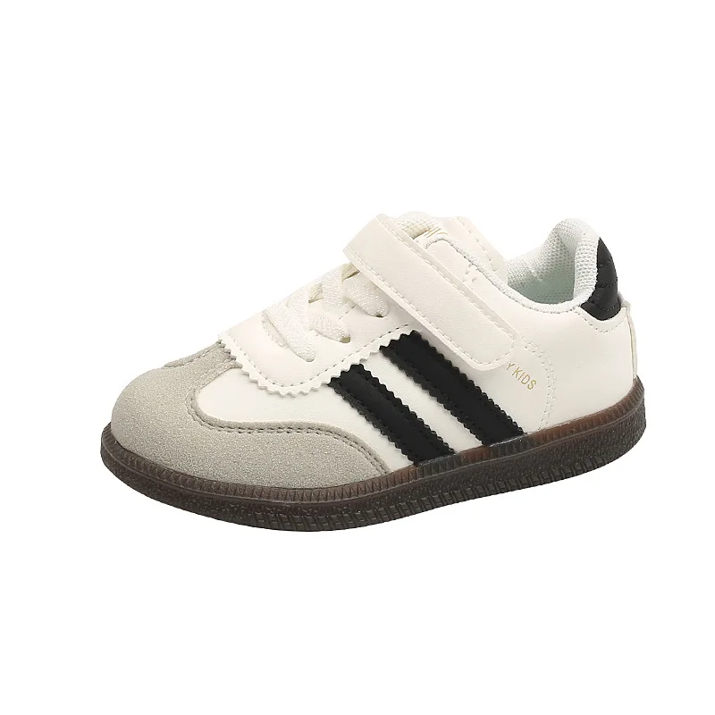 Lente sportschoenen voor kinderen PU-leer Ergonomie Kindersneakers Zachte zolen Kindersneakers Tennisschoenen voor jongens en meisjes