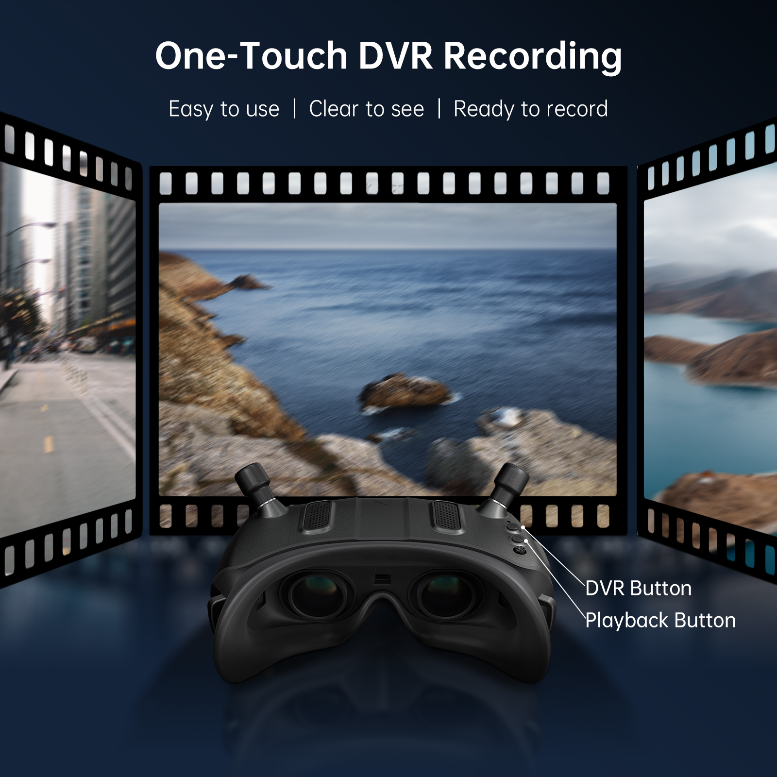 CADDXFPV Walksnail Avatar HD очки X 5,8 ГГц Steadyview приемник головы трекер 1920*1080 FPV очки видеоочки для RC Drone