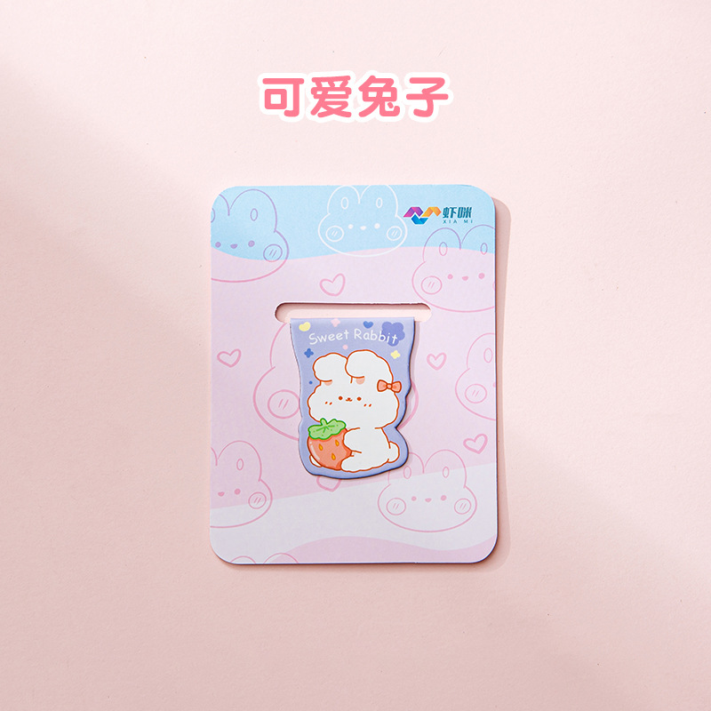 10ชิ้น/แพ็คที่คั่นหนังสือแม่เหล็กรูปสัตว์การ์ตูนน่ารักสำหรับเด็กผู้หญิงที่คั่นหนังสือแบบสร้างสรรค์เครื่องเขียนหน้าธงอุปกรณ์สำนักงานโรงเรียนของขวัญ