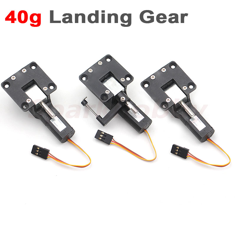 Sparkhobby 3.5KG 40G Servoless Điện Hạ Cánh Có Thể Thu Vào Bánh Răng Với Tay Lái Với JR Cắm Cho RC Cánh Cố Định máy Bay Tự Làm Các Bộ Phận