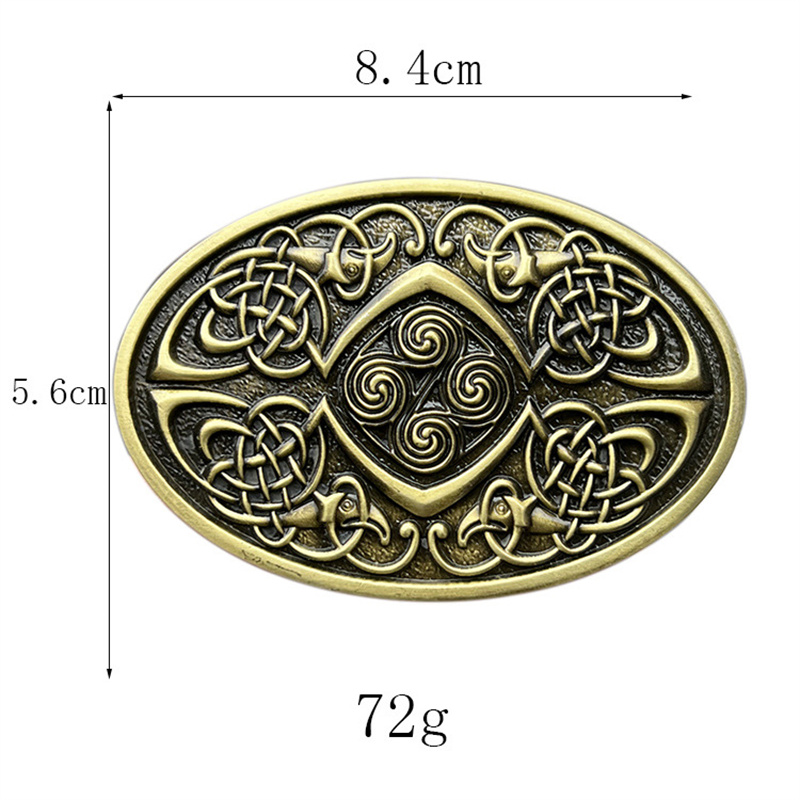 Keltische Gürtels chnalle im westlichen ethnischen Stil