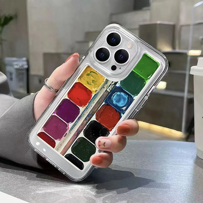 Casing ponsel lunak bening untuk Xiaomi, penutup pola pot cat artis 14 13T 12T Poco F6 F5 X5 X3 X6 M6 Pro F3, untuk Xiaomi 14T Pro 13 12 11 Lite 14 13T 12T