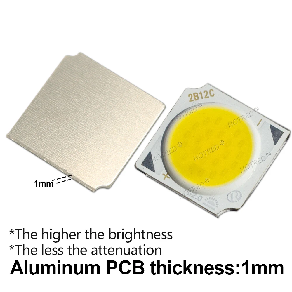10-50 個 COB LED 3 ワット 5 ワット 7 ワット 10 ワット 12 ワット 15 ワット 18 ワット 30 ワット 36 ワットニュートラルコールドウォームホワイト 13 ミリメートル 20 ミリメートル 28 ミリメートル 1919 チップランプスポットライトダウンライト DIY