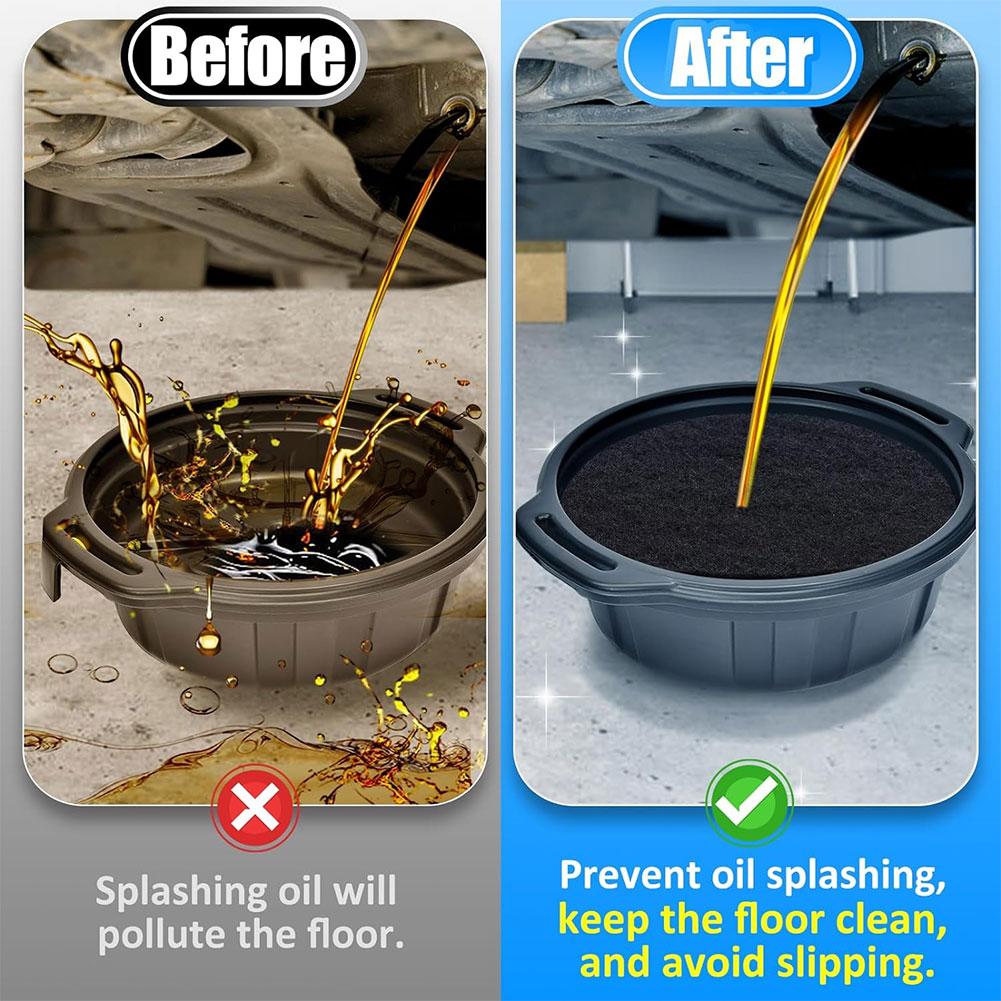 Almohadilla de salpicaduras de drenaje de aceite, sartén de cambio de aceite, sin salpicaduras, transmisión de aceite, accesorios para automóviles