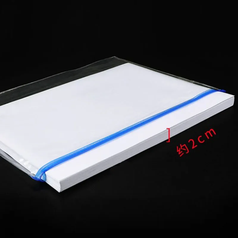 9 stücke Datei Tasche Transparent Schule Student Kunststoff A4 A5 A6 Dokumente Einreichung Lagerung Tasche Organizer Informationen Tasche Ordner