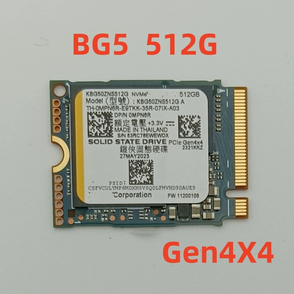 Original BG4 BG5 AG12 256G 512G 1TB SSD 2230 PCIe 3.0x4 Gen 4X4 NVMe M.2 For KIOXIA SteamDeck Surface
