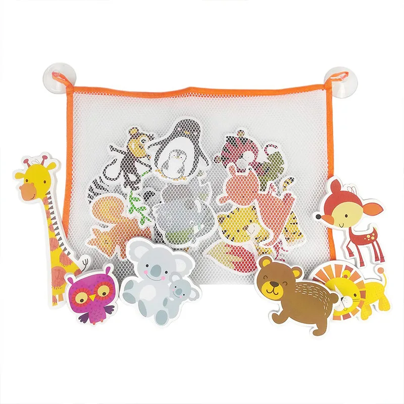 Animal banheira cognitivo bebê quebra-cabeça chuveiro de bebê brinquedo de banho para crianças banheiro atividade brinquedos educativos 3 4 5 ano