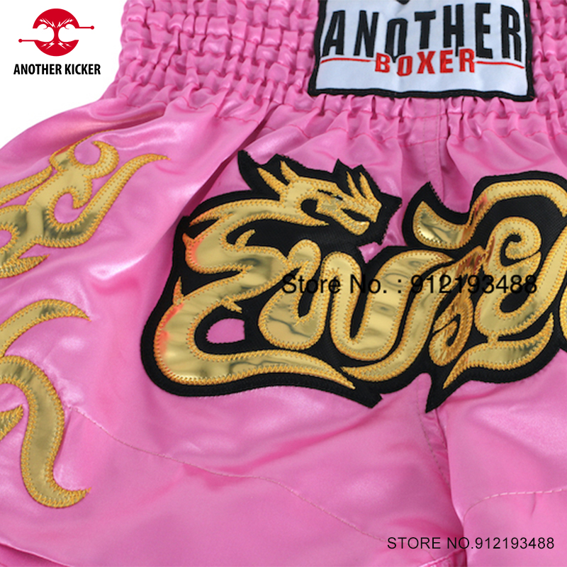 Pantalones cortos Muay Thai 2024, nuevos pantalones cortos de boxeo para mujeres, hombres y niños, pantalones de entrenamiento de Kickboxing bordados, equipo de lucha de artes marciales Sanda