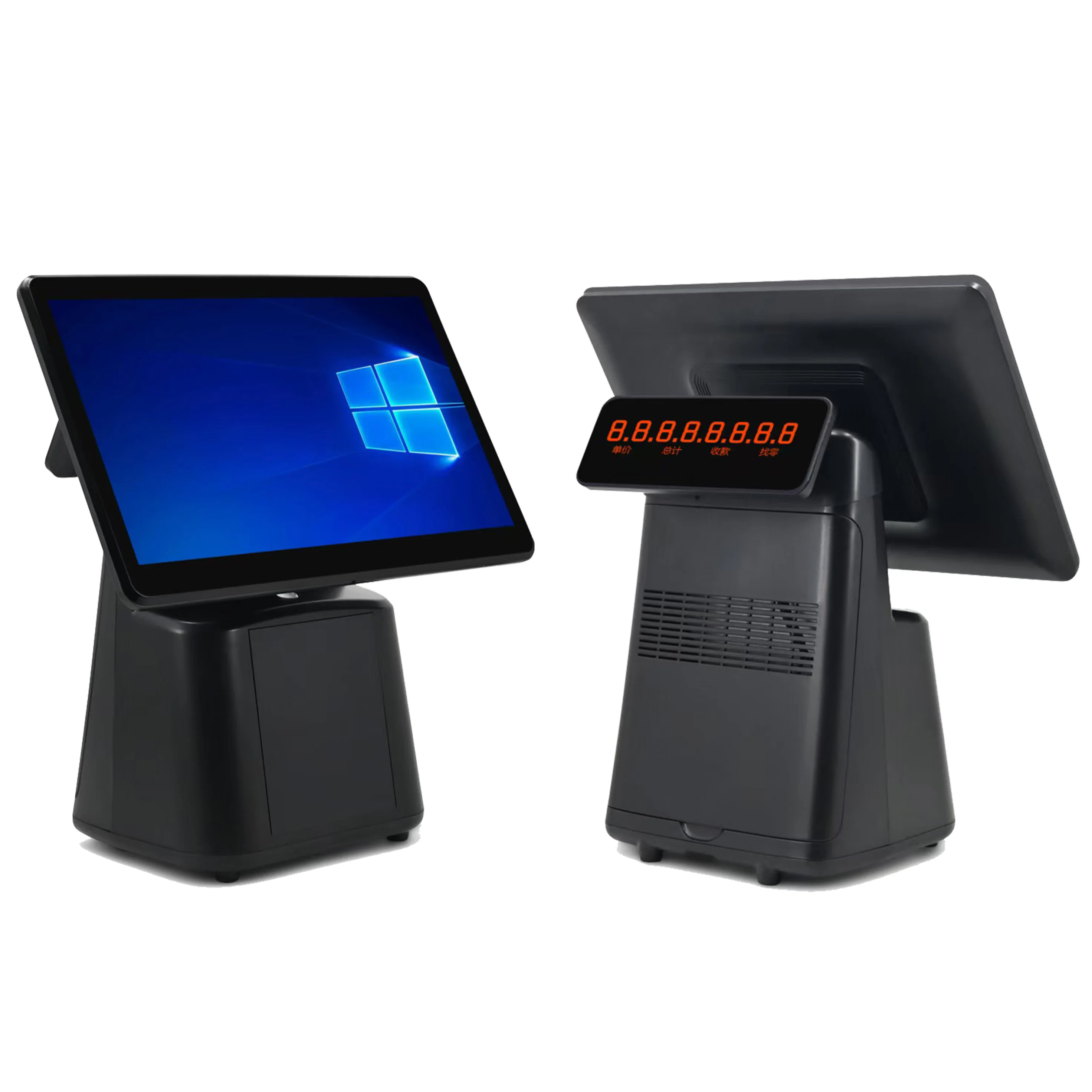 Kasa fiskalna z ekranem dotykowym 15,6 cala, procesor i3/i5, system Win10/Win11, system POS Windows, drukarka termiczna 58/80 mm, terminal płatniczy do food courtów.