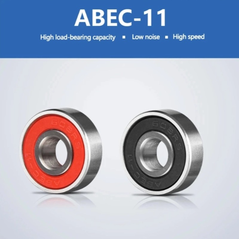 BKU 8PCS ABEC-11 Hochgeschwindigkeitslager 608RS ist geeignet für Skateboard-Longboard-Inline-Rollschuhe, Schlittschuhe und geräuscharm