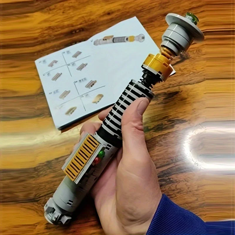 MOC Classic Movie Lightsaber Series Hilt Military Creative Weapon Model Building Block Ideas Sets Constructor Bricks Toy Gift