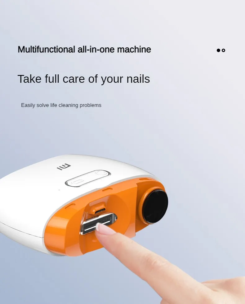 Xiaomi Smart Electric Nail Clippers Automatic Polished Armor Trim Nail Clipper Smart Home Suitable for Children Nail Trimming ﻿