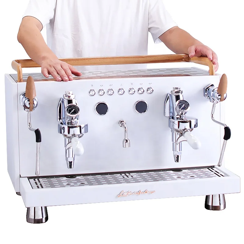 ST สะดวกเชิงพาณิชย์ Kahve Makinesi Latte Cappuccino Milk Frothing Steam Espresso Machine เครื่องชงกาแฟ